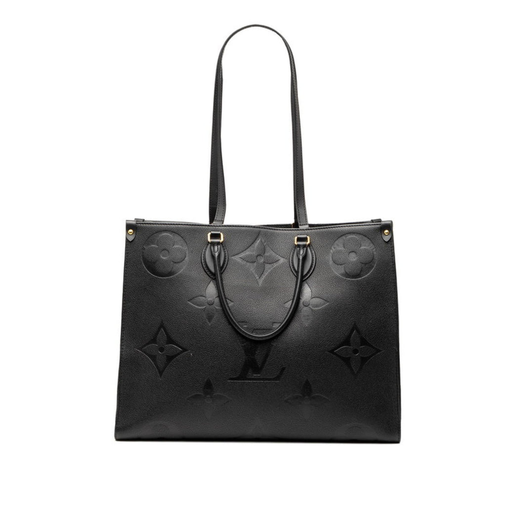 Louis Vuitton Monogram Empreinte Noir Leather Shoulder Bag Tote Bag