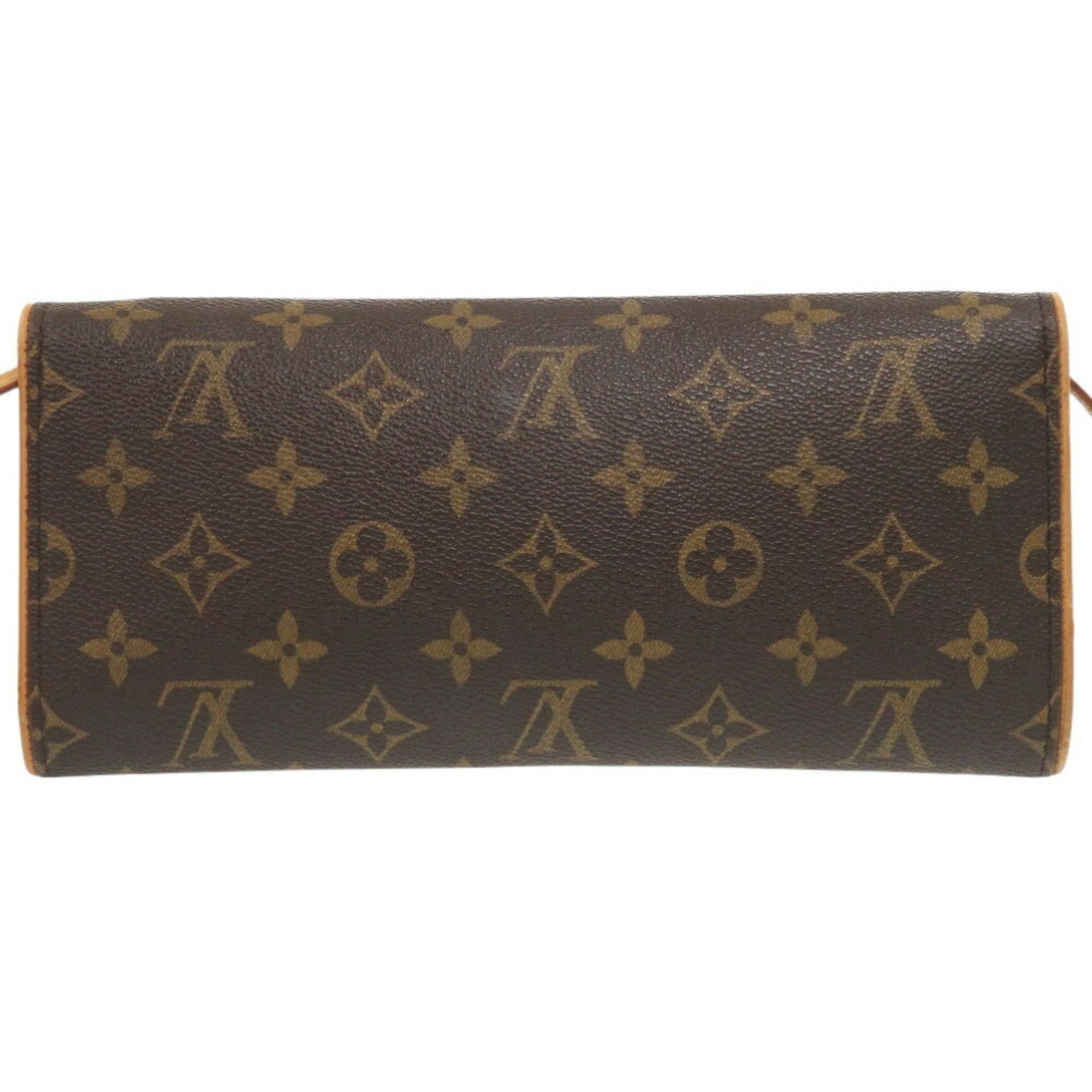 Louis Vuitton Brown Monogram Pochette Shoulder Bag