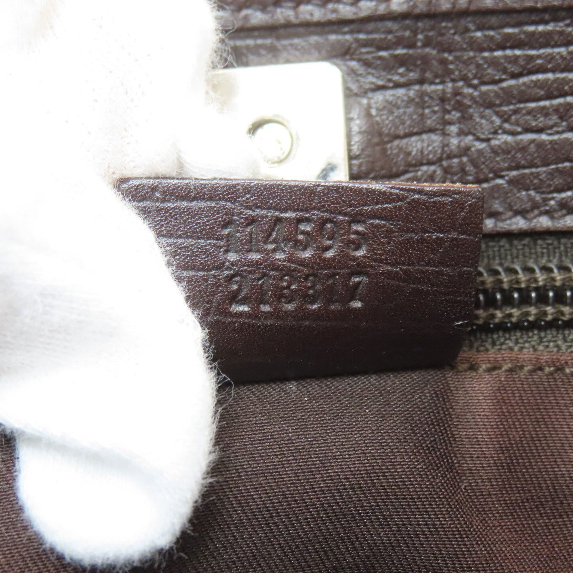 Gucci Brown Pvc Tote Bag (Pre-Owned)