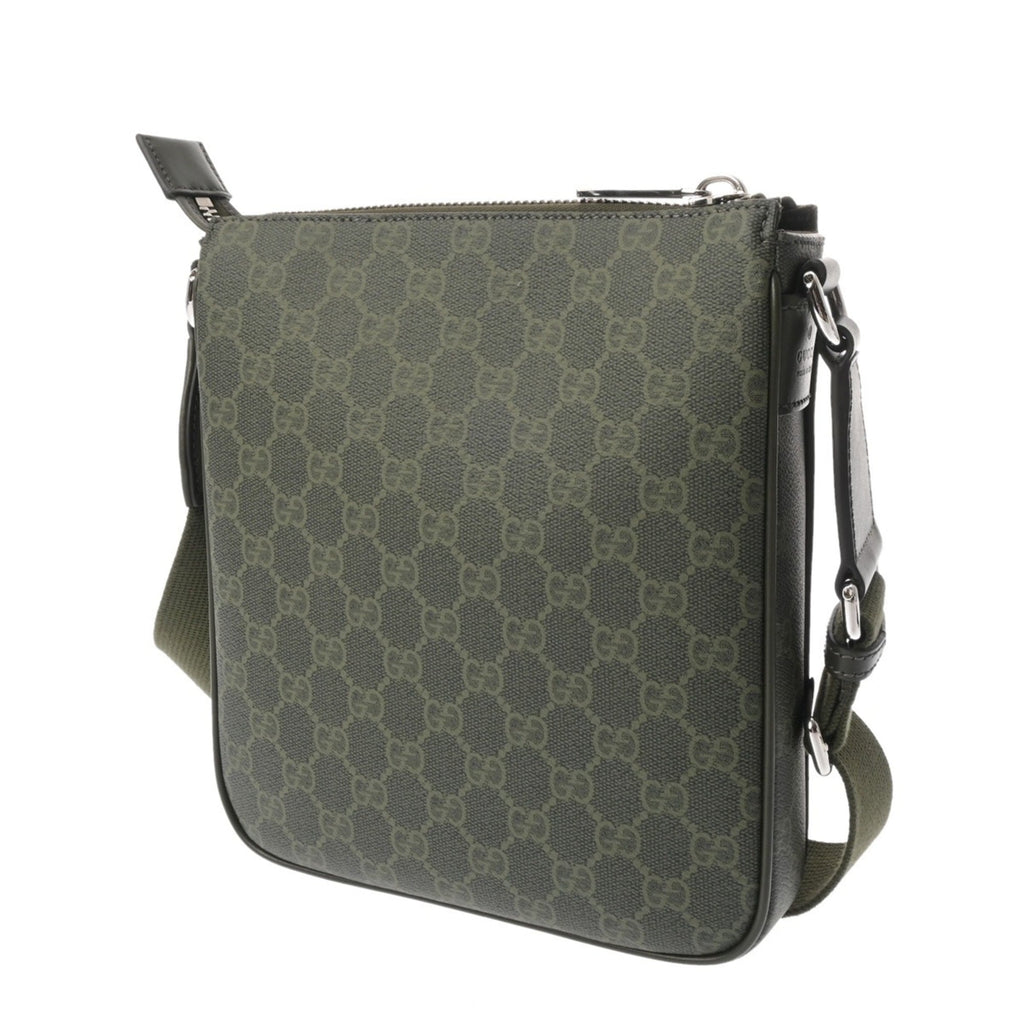Gucci Green Pvc Shoulder Bag (Pre-Owned)