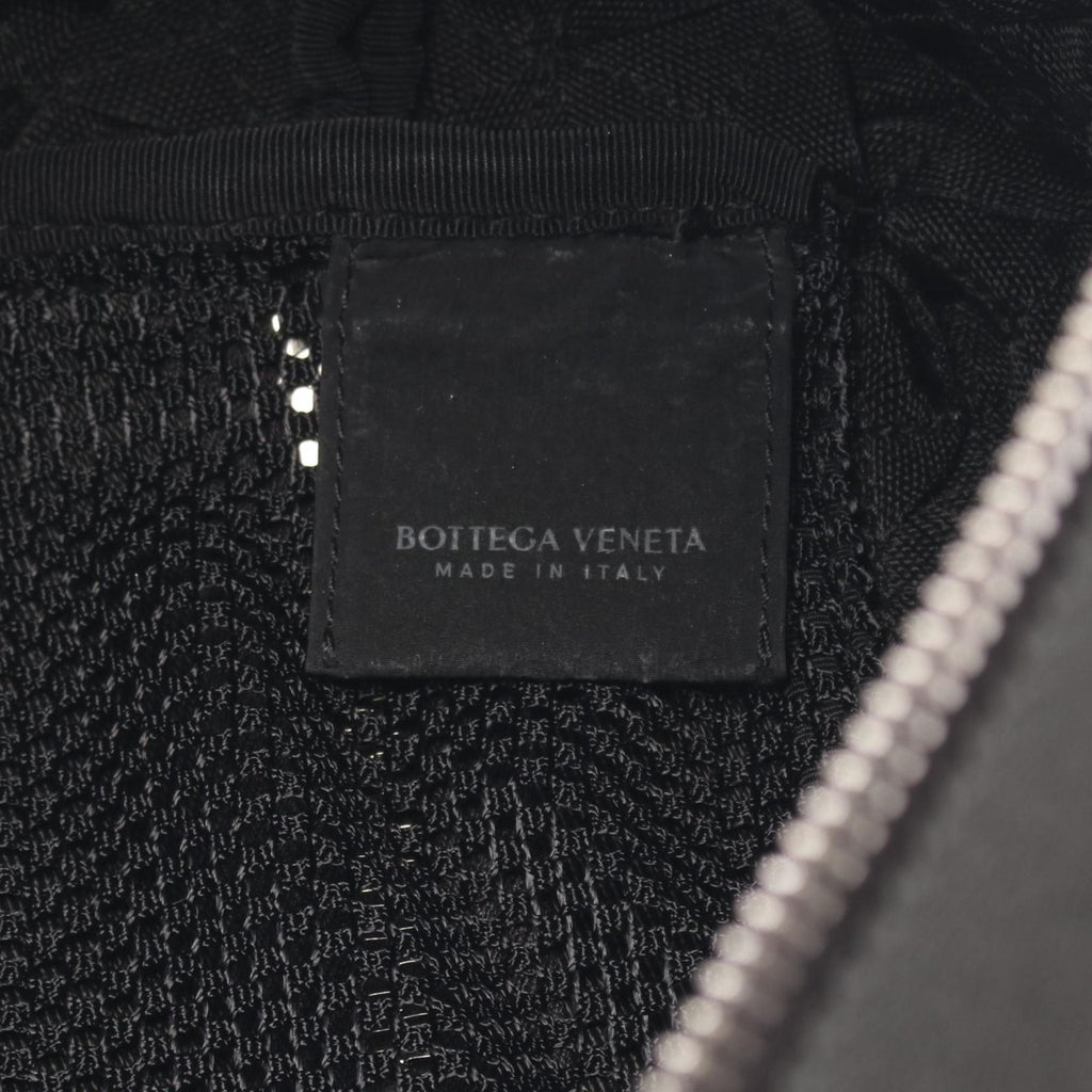 Bottega Veneta Black Nylon Canvas Shoulder Bag