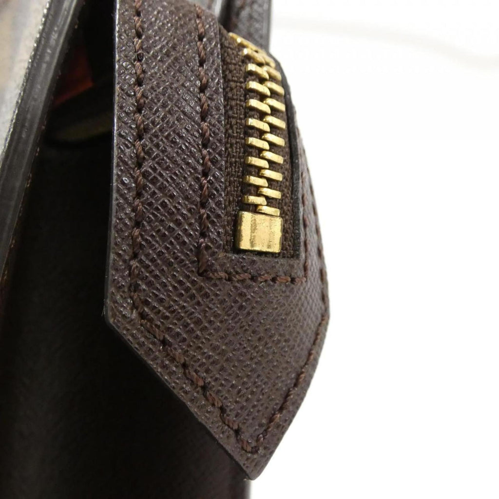 Louis Vuitton Damier Ebene Coated Canvas Handbag