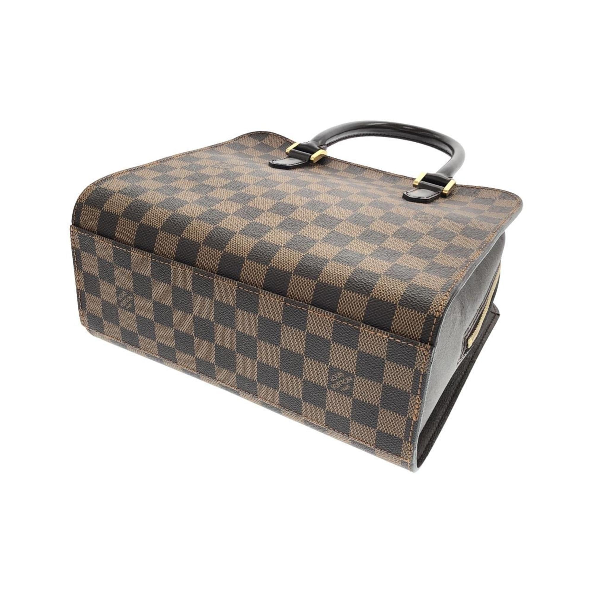 Louis Vuitton Damier Ebene Coated Canvas Handbag