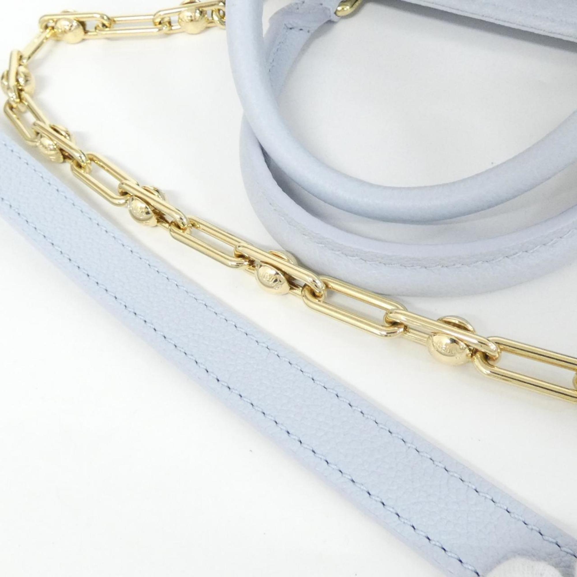 Louis Vuitton Blue Leather Handbag