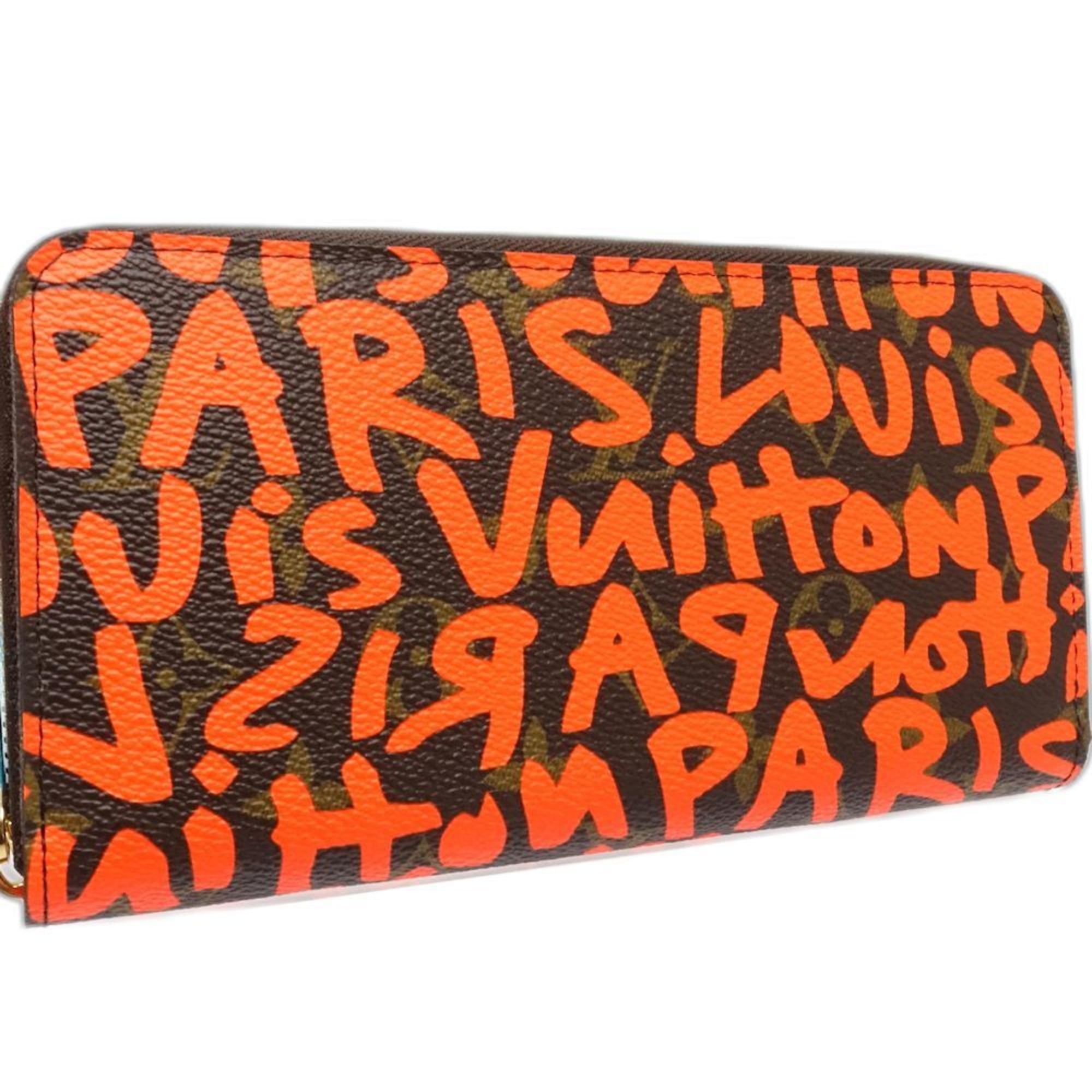 Louis Vuitton Monogram Graffiti Brown Monogram Orange Monogram Graffiti Long Wallet