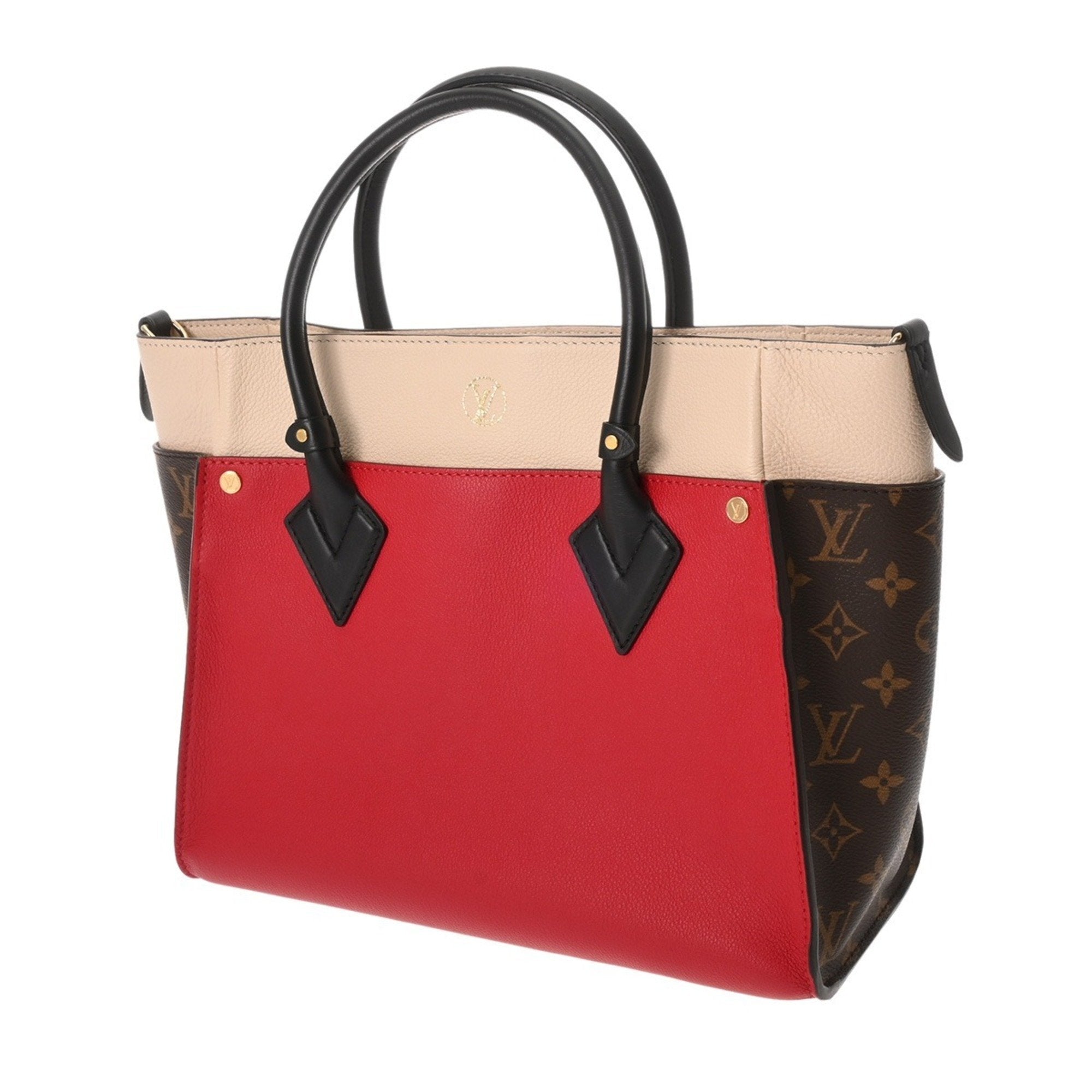 Louis Vuitton Monogram Rouge Monogram Leather Tote Bag