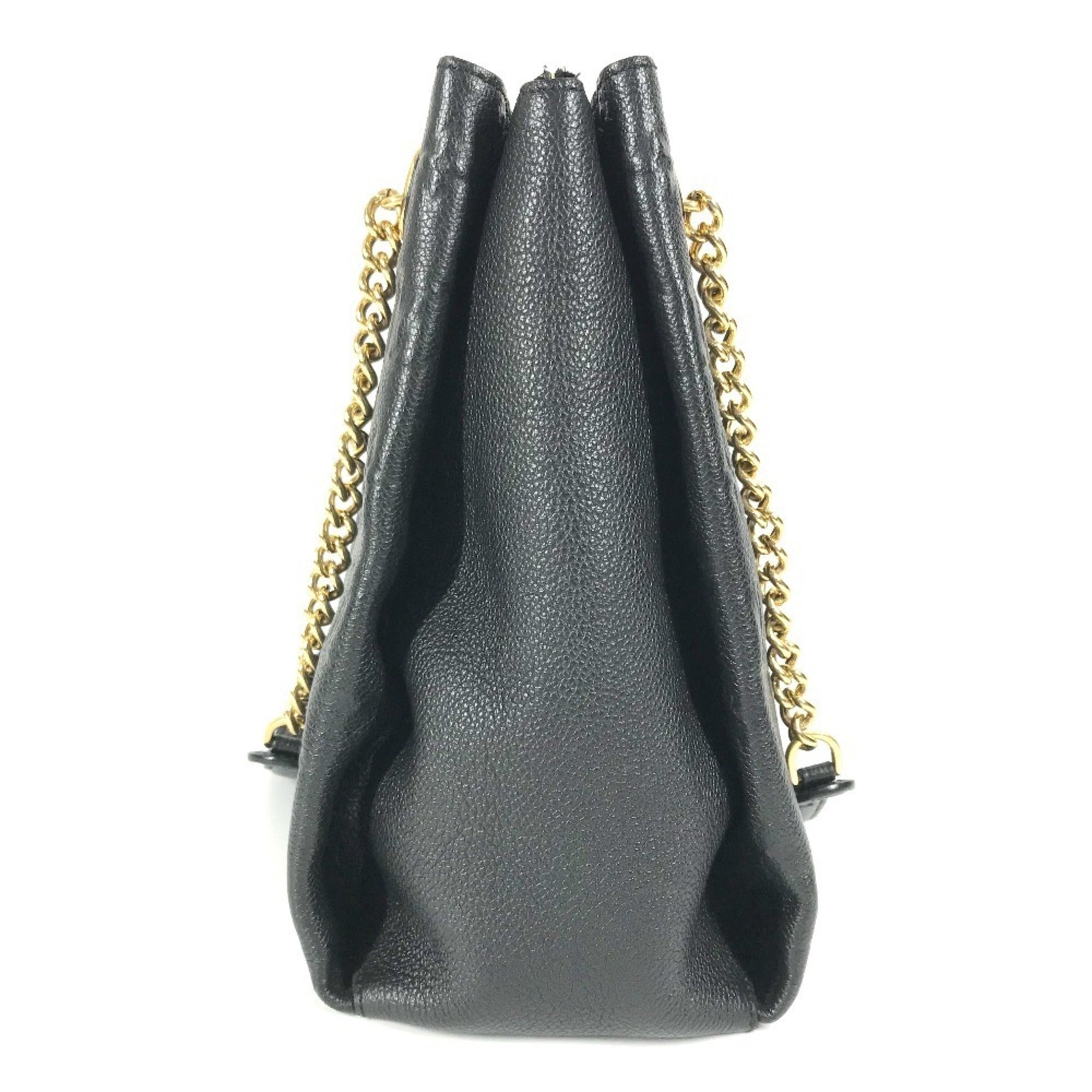 Louis Vuitton Black Noir Monogram Empreinte Shoulder Bag Tote Bag