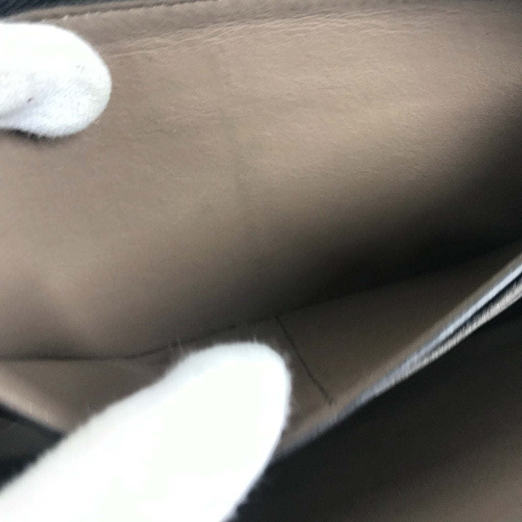 Louis Vuitton Black Leather Long Wallet