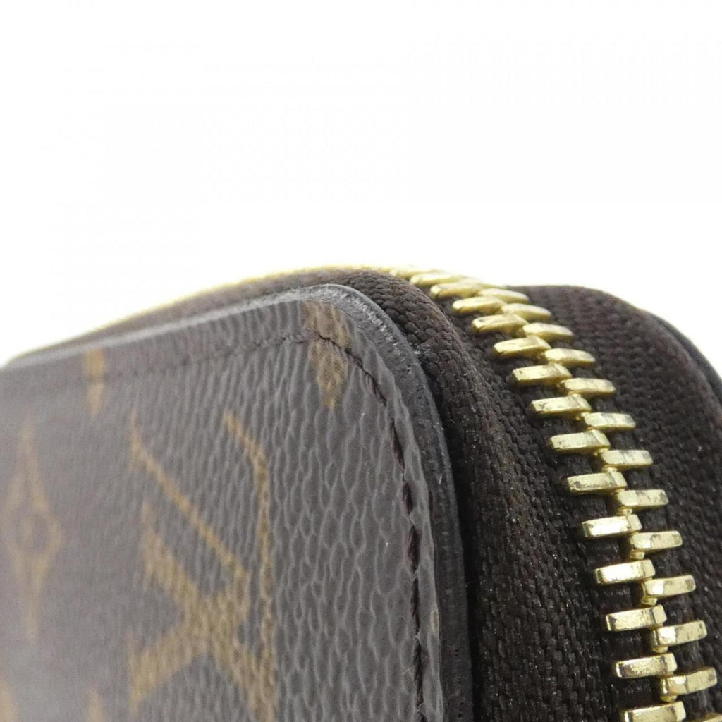 Louis Vuitton Fuchsia Marron Coated Canvas Long Wallet