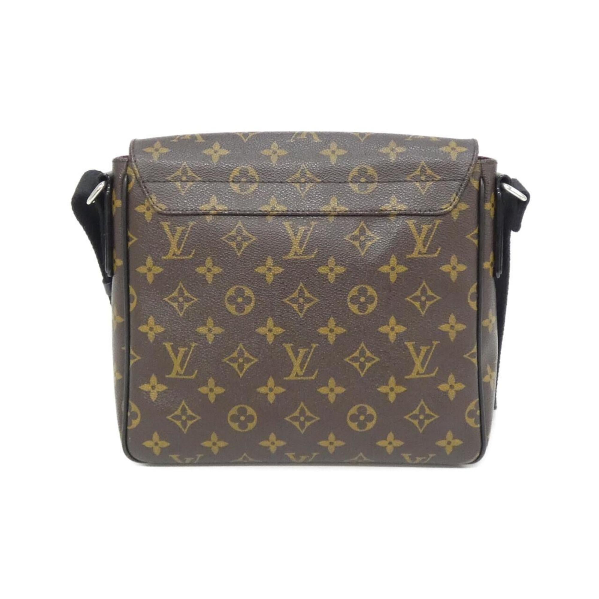 Louis Vuitton Monogram Macassar Marron Coated Canvas Shoulder Bag
