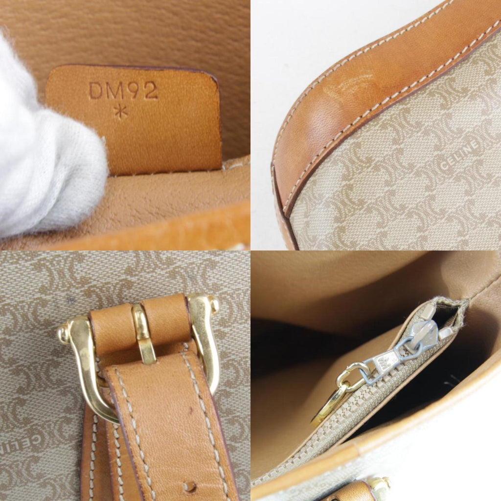 Celine Macadam Beige Pvc Tote Bag