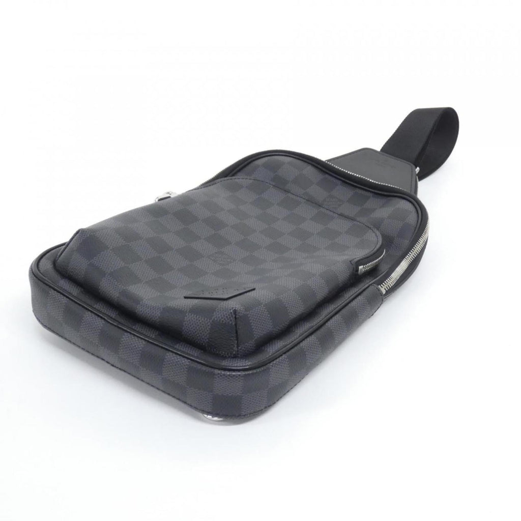 Louis Vuitton Graphite Coated Canvas Shoulder Bag