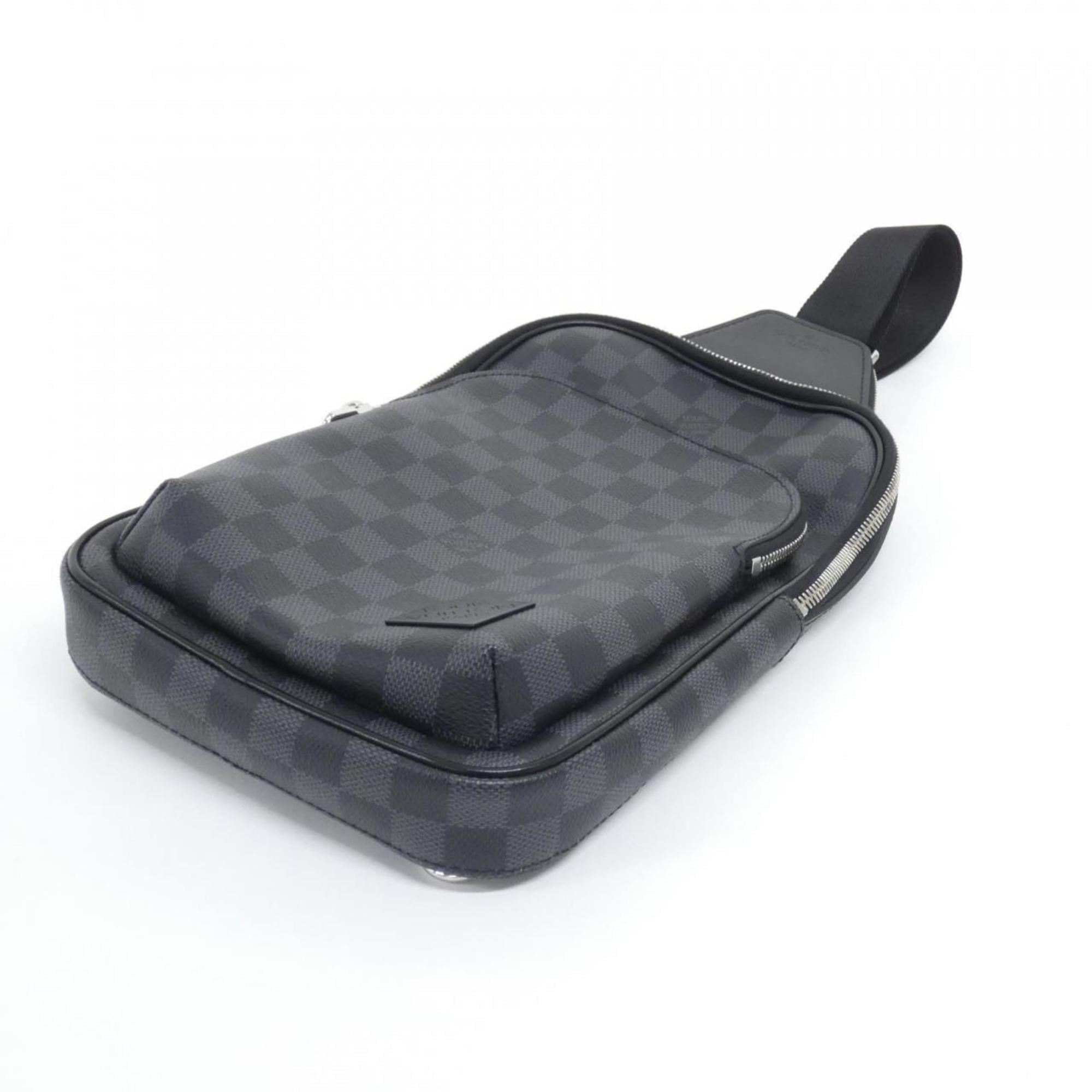 Louis Vuitton Graphite Coated Canvas Shoulder Bag