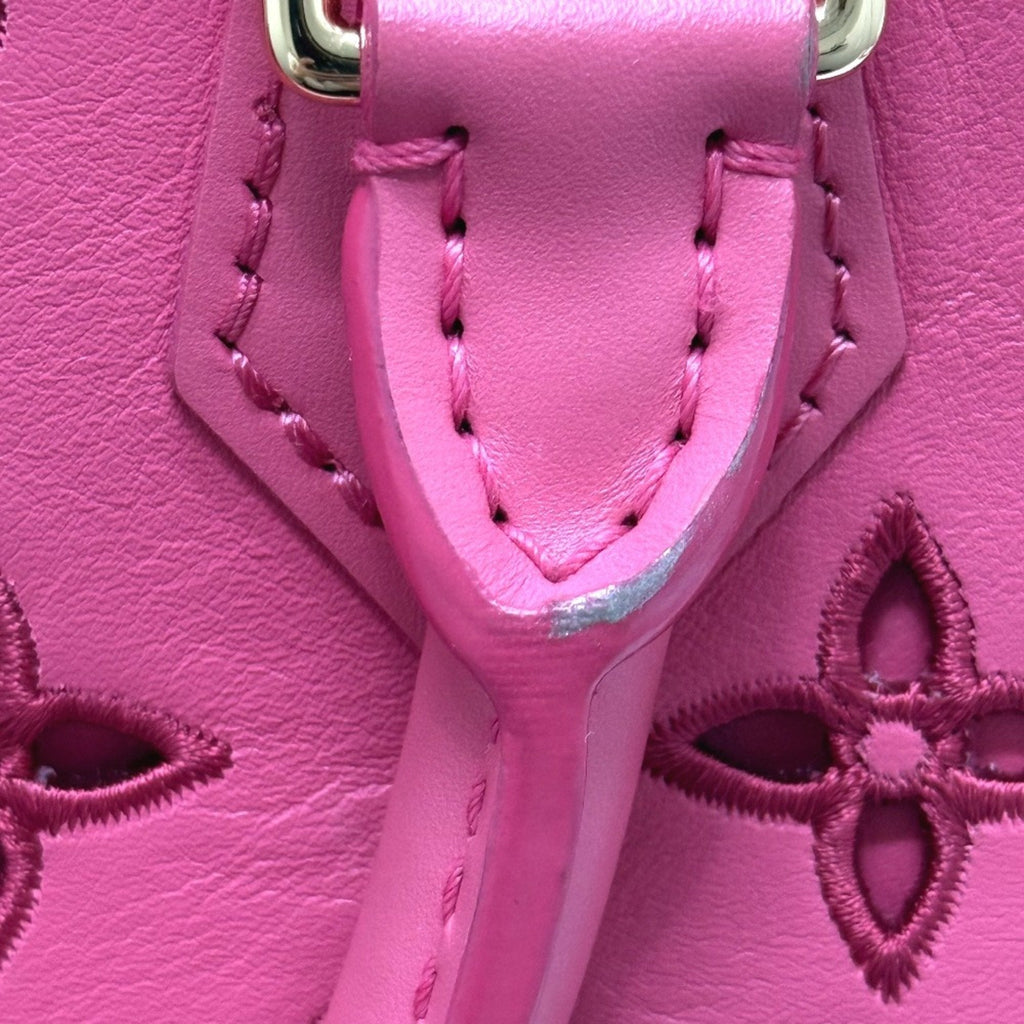 Louis Vuitton Pink Leather Handbag