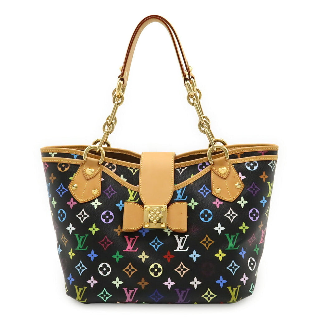 Louis Vuitton Noir Pvc Shoulder Bag Tote Bag
