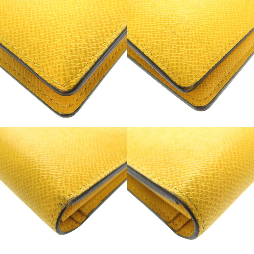 Louis Vuitton Jaune Taiga Leather Long Wallet