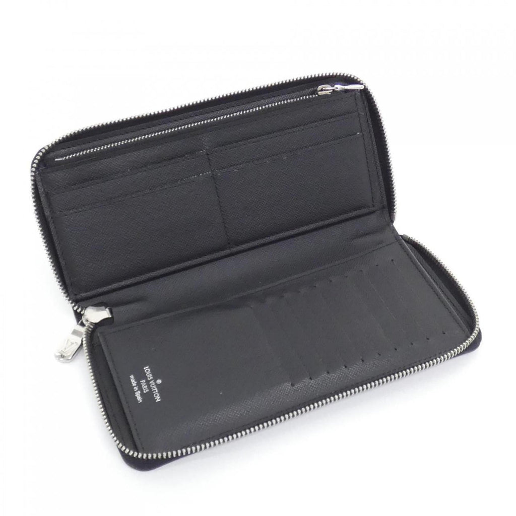 Louis Vuitton Gris Leather Long Wallet