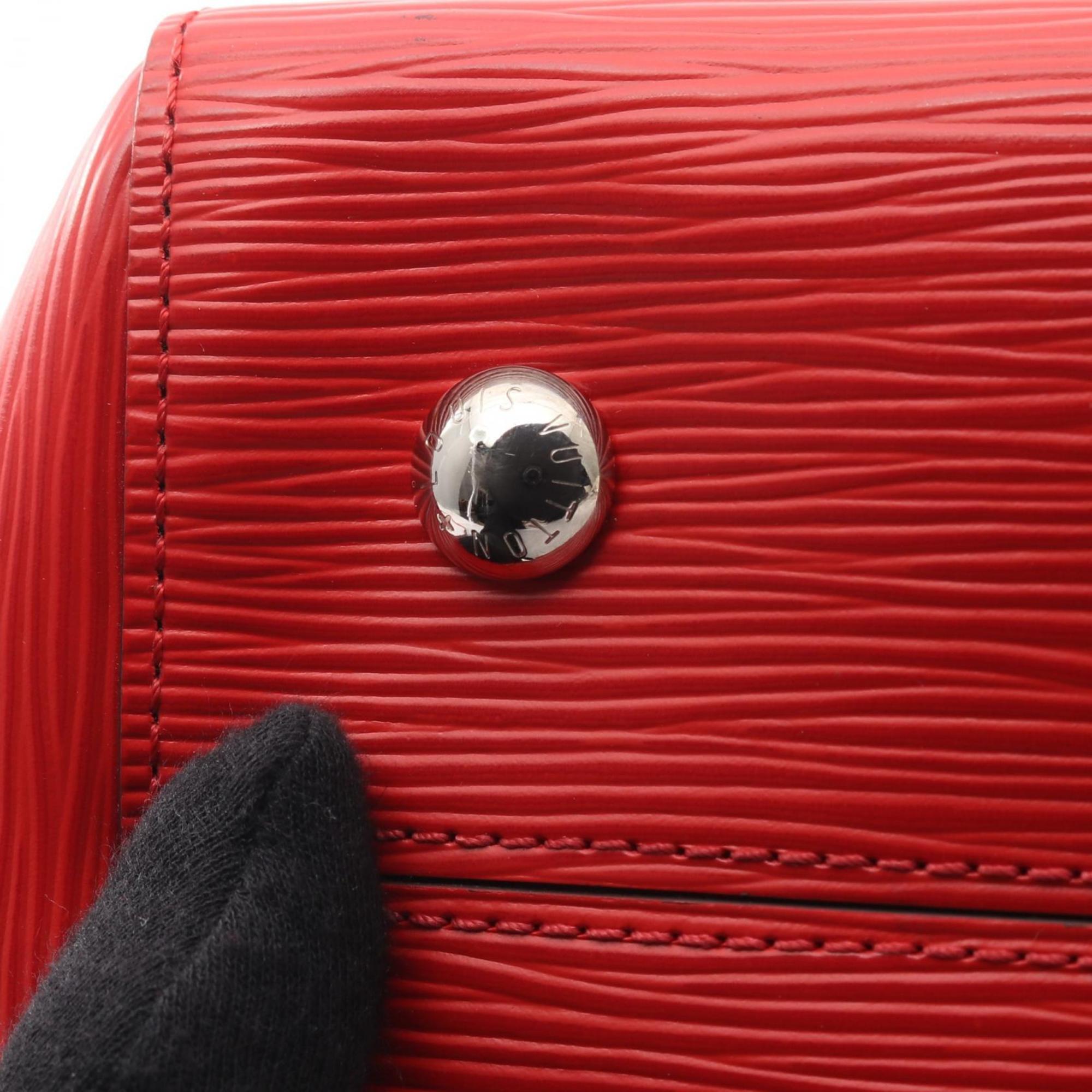 Louis Vuitton Coquelicots Red Color Epi Leather Handbag