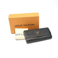 Louis Vuitton Black Leather Long Wallet