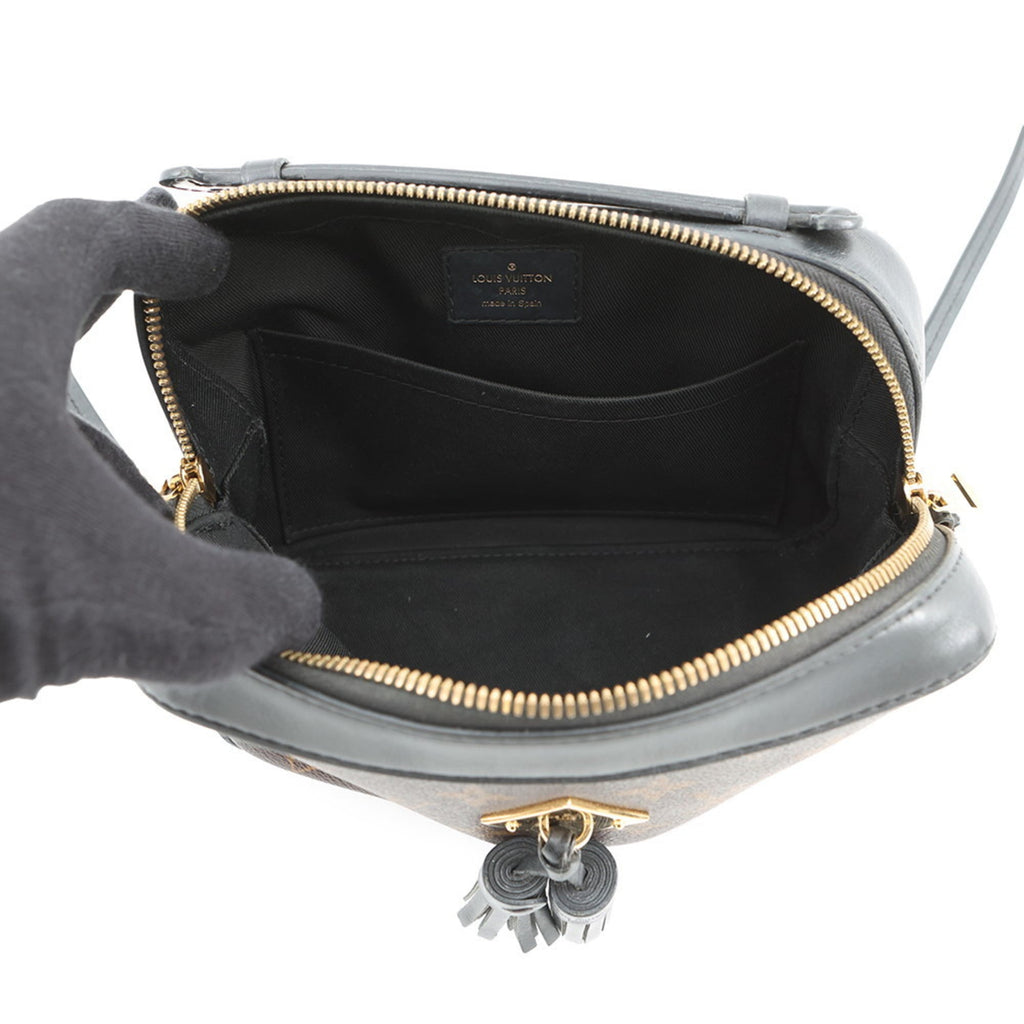 Louis Vuitton Black Monogram Noir Monogram Leather Shoulder Bag