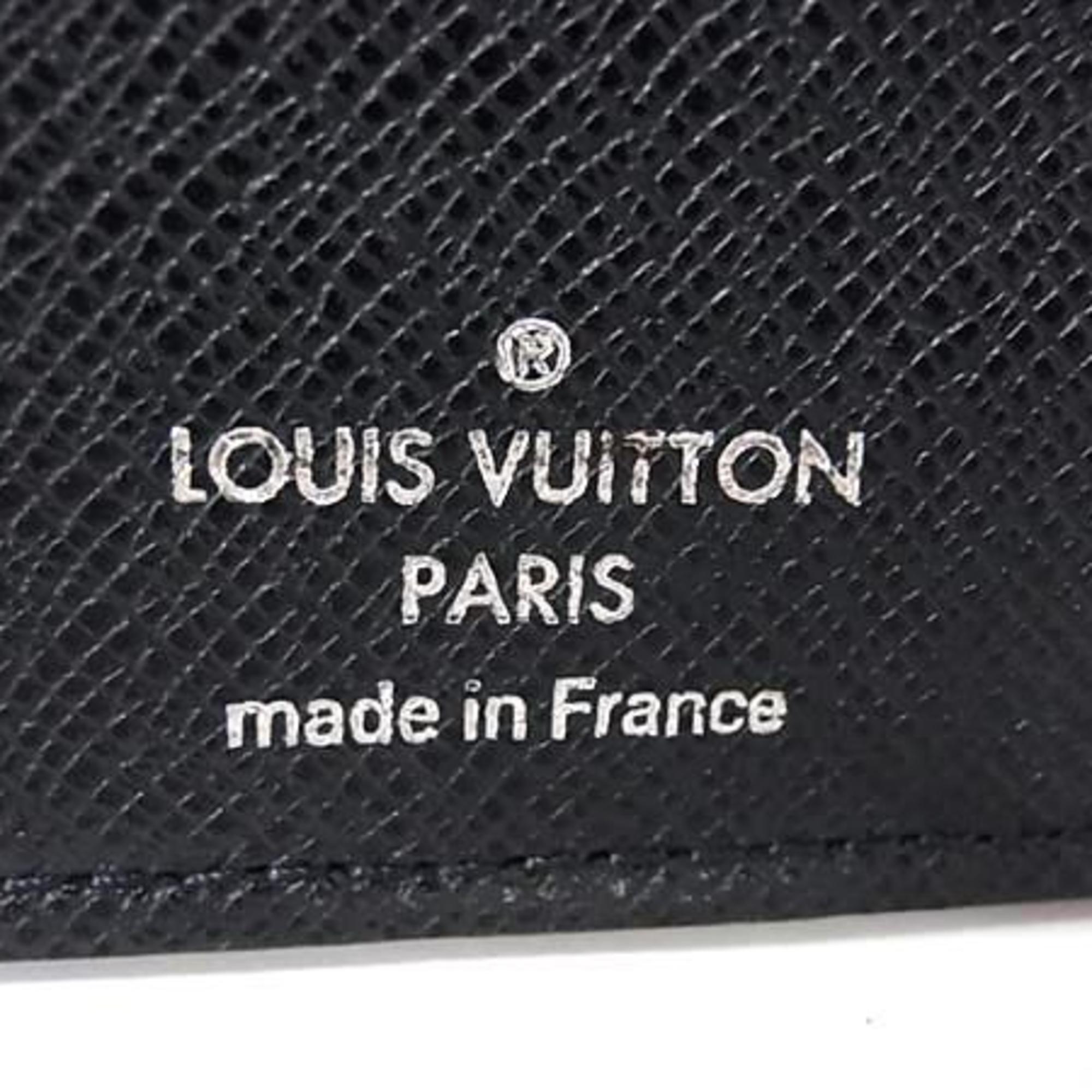 Louis Vuitton Dark Navy Taiga Leather Long Wallet