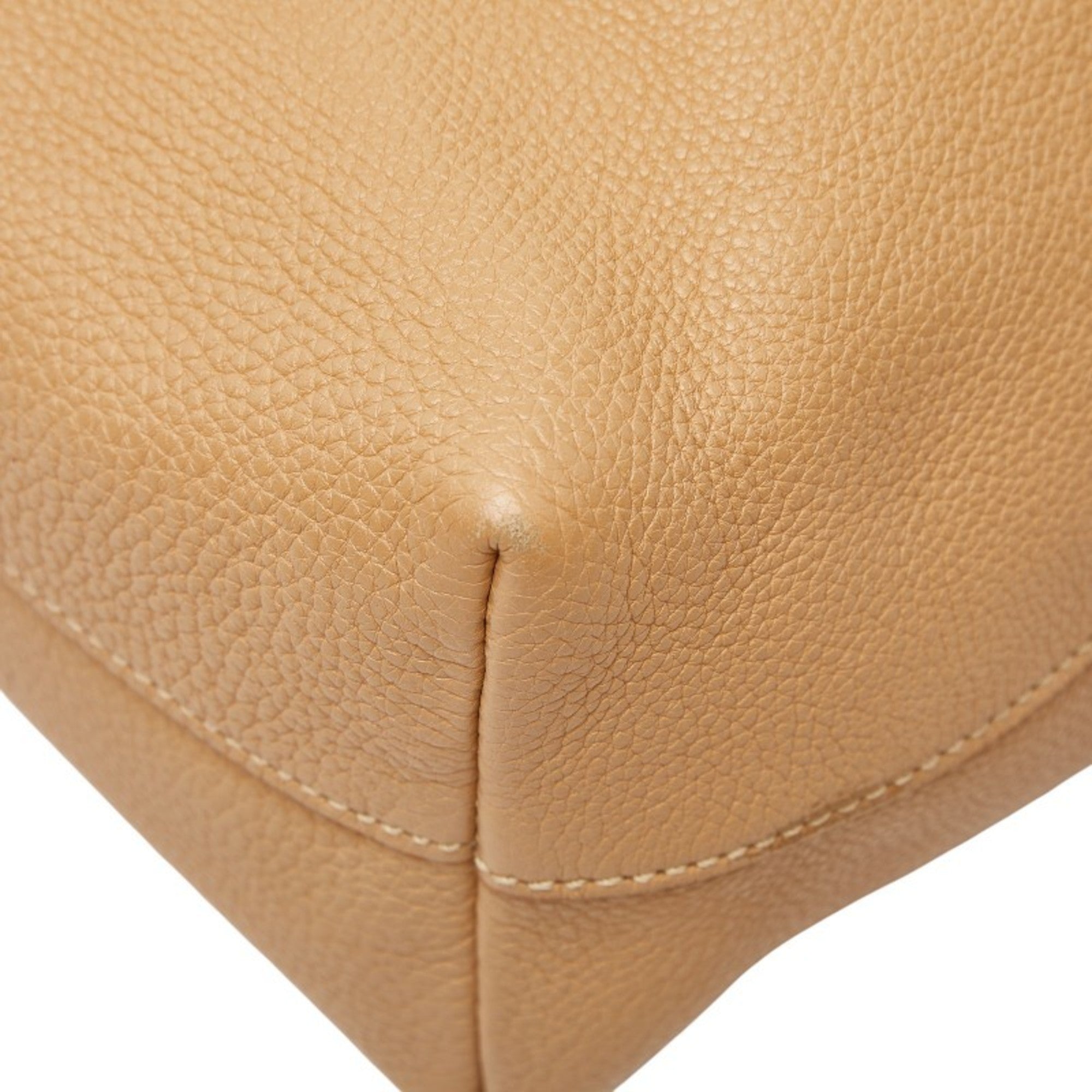 Prada Beige Leather Handbag