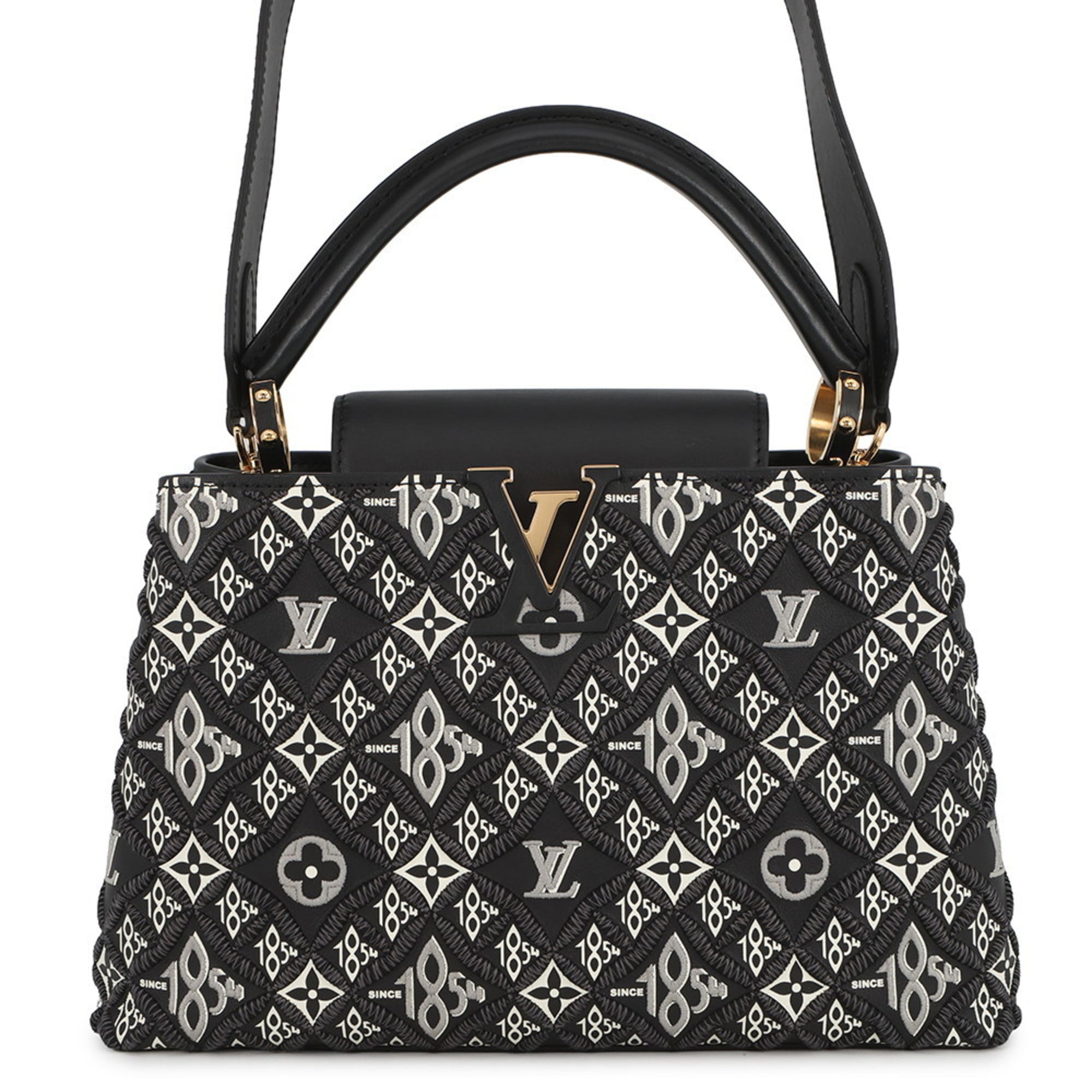 Louis Vuitton Black Noir Leather Handbag