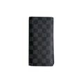 Louis Vuitton Damier Graphite Black Gray Damier Graphite Long Wallet