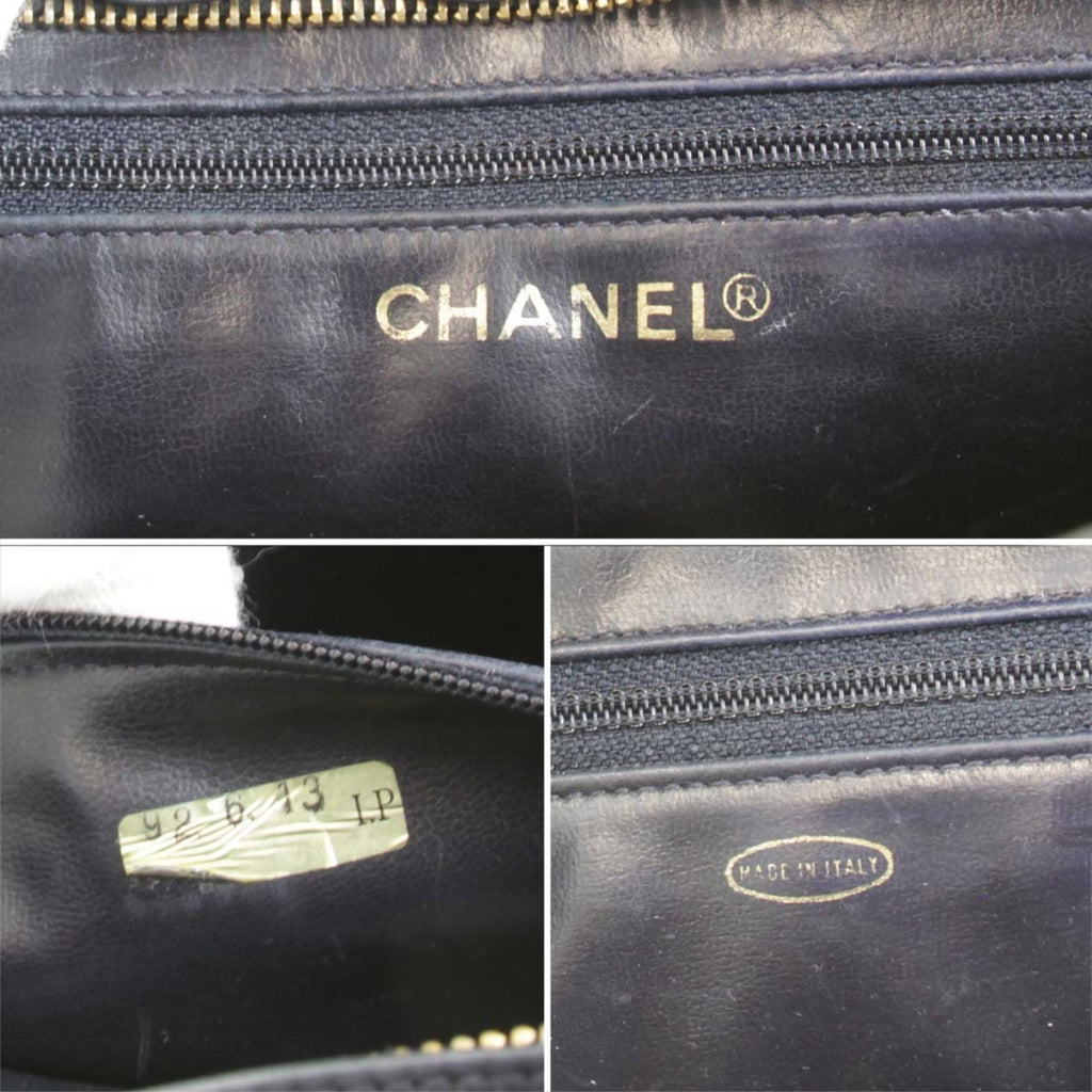 Chanel White Leather Shoulder Bag