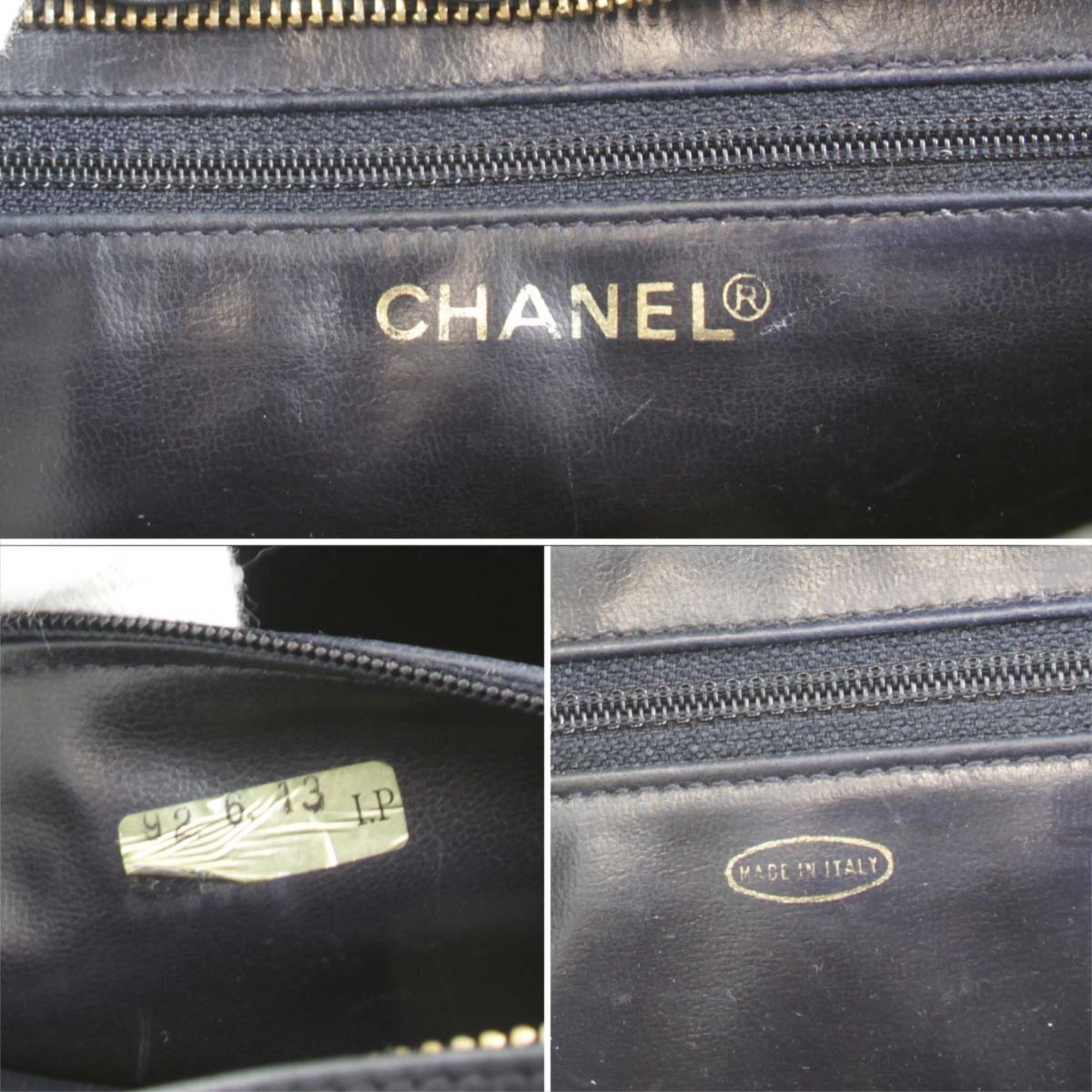 Chanel White Leather Shoulder Bag