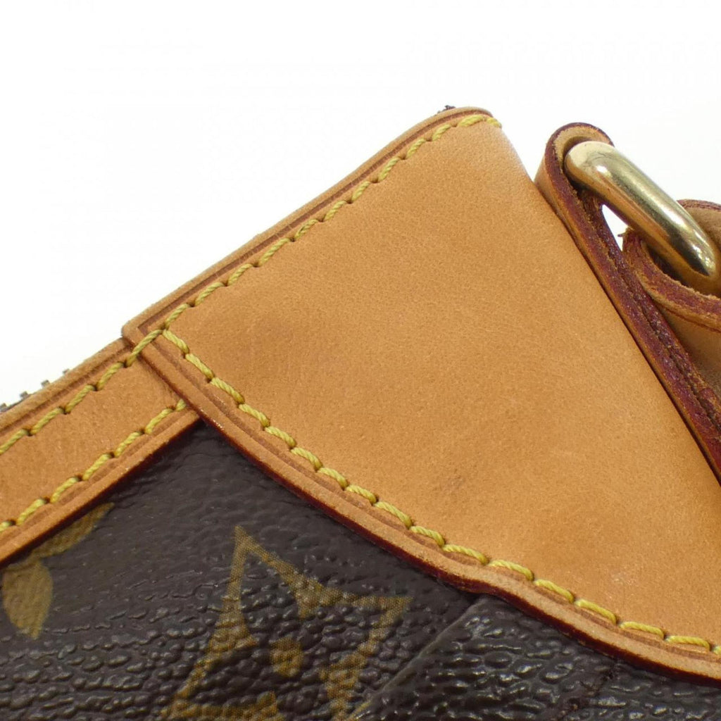 Louis Vuitton Dark Brown Marron Coated Canvas Shoulder Bag