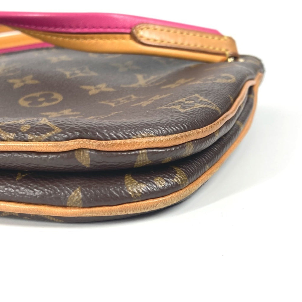Louis Vuitton Brown Monogram Pink Monogram Pochette Shoulder Bag