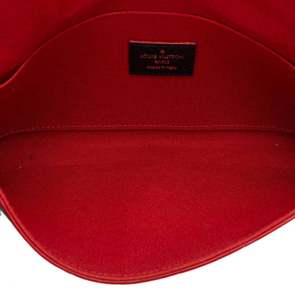 Louis Vuitton Marine Rouge Navy Leather Pochette Shoulder Bag