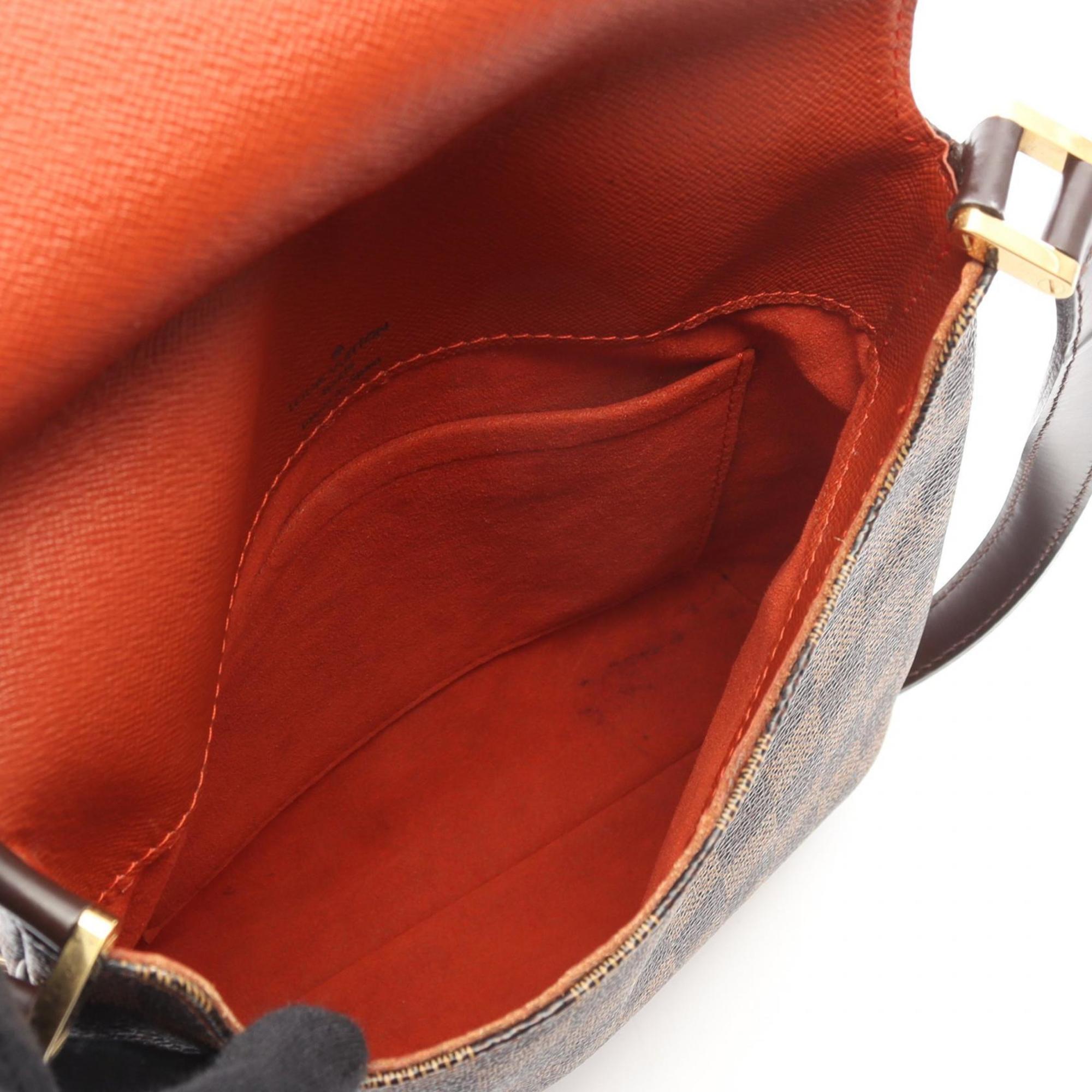 Louis Vuitton Brown Ebene Coated Canvas Leather Shoulder Bag