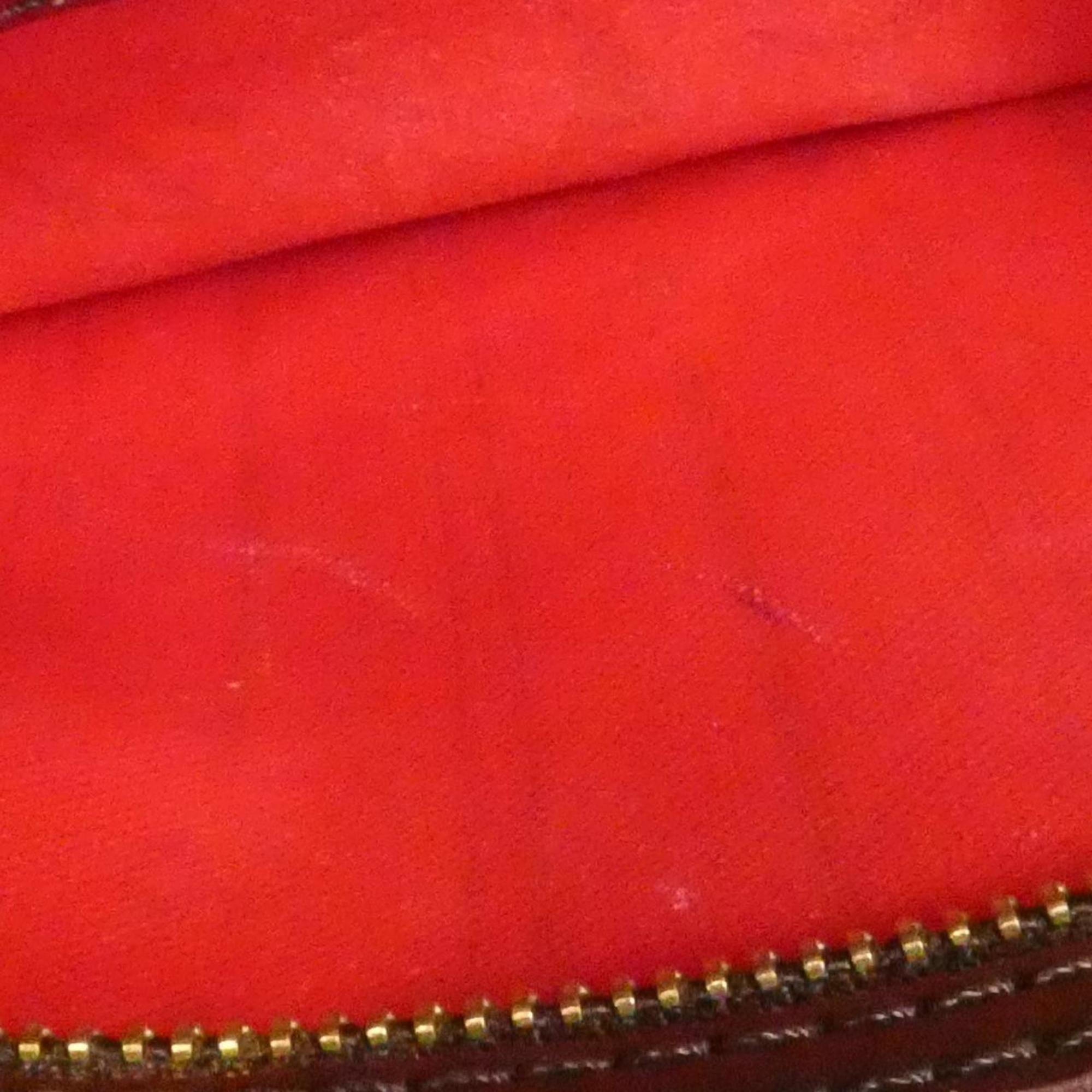 Louis Vuitton Brown Coated Canvas Handbag