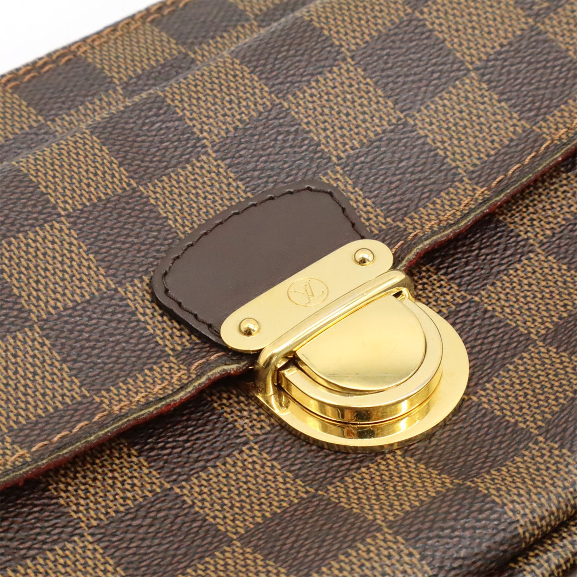 Louis Vuitton Brown Pvc Shoulder Bag
