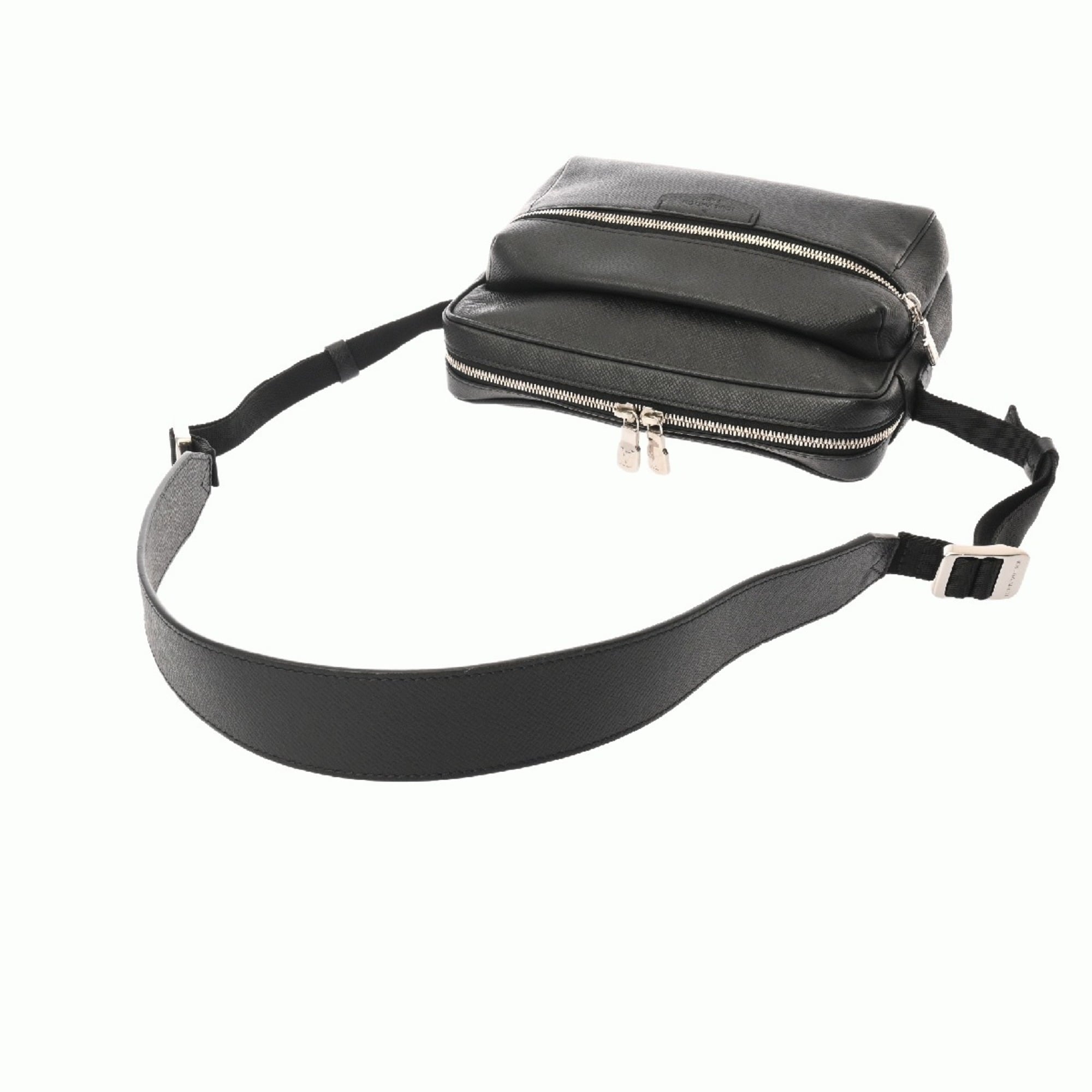 Louis Vuitton Noir Leather Shoulder Bag