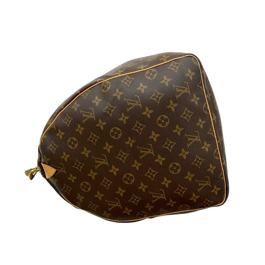 Louis Vuitton Brown Leather Pvc Boston Bag Handbag