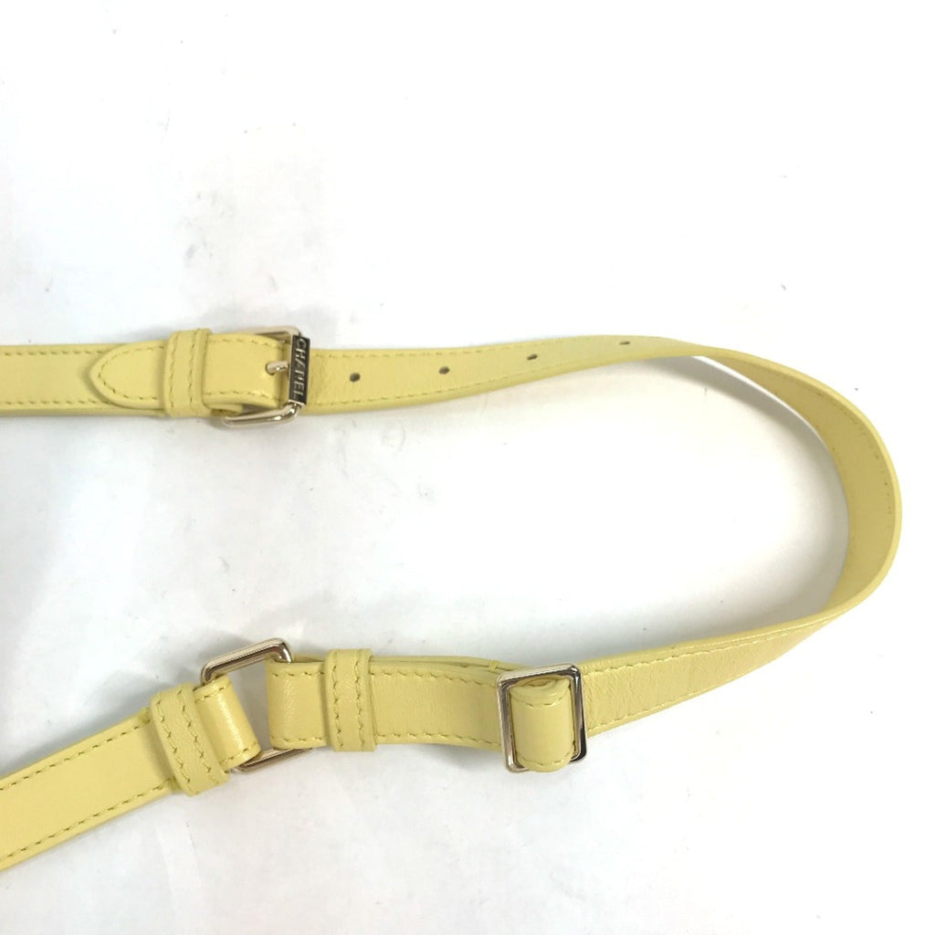 Chanel Yellow Leather Other