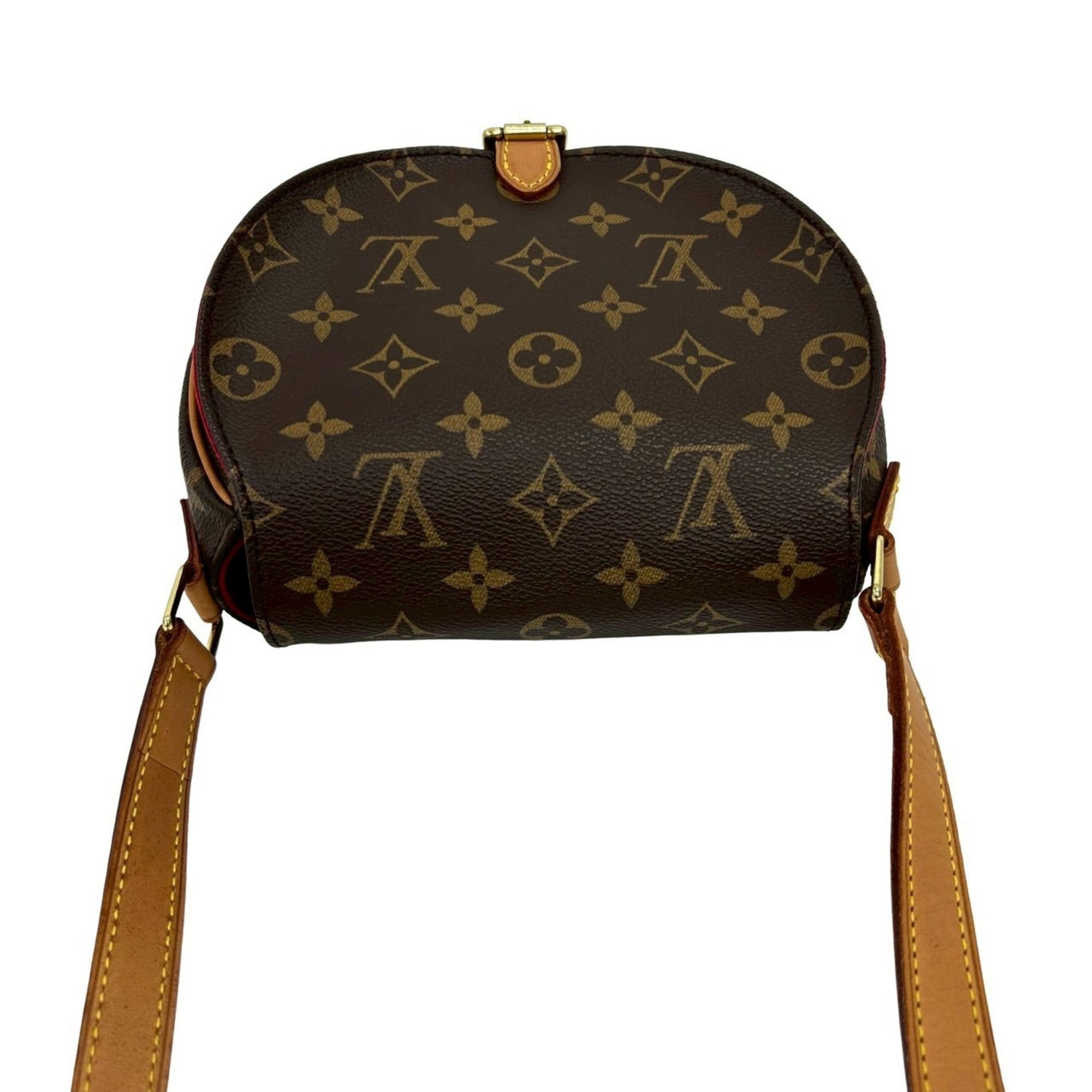 Louis Vuitton Brown Leather Pvc Pochette Shoulder Bag
