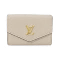 Louis Vuitton Grayish Leather Wallet (Tri-Fold)