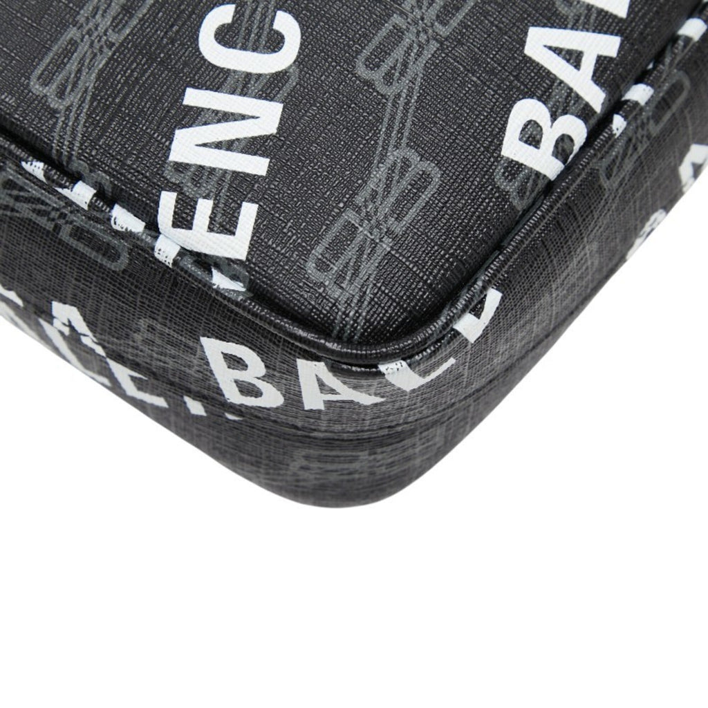 Balenciaga Black Pvc Shoulder