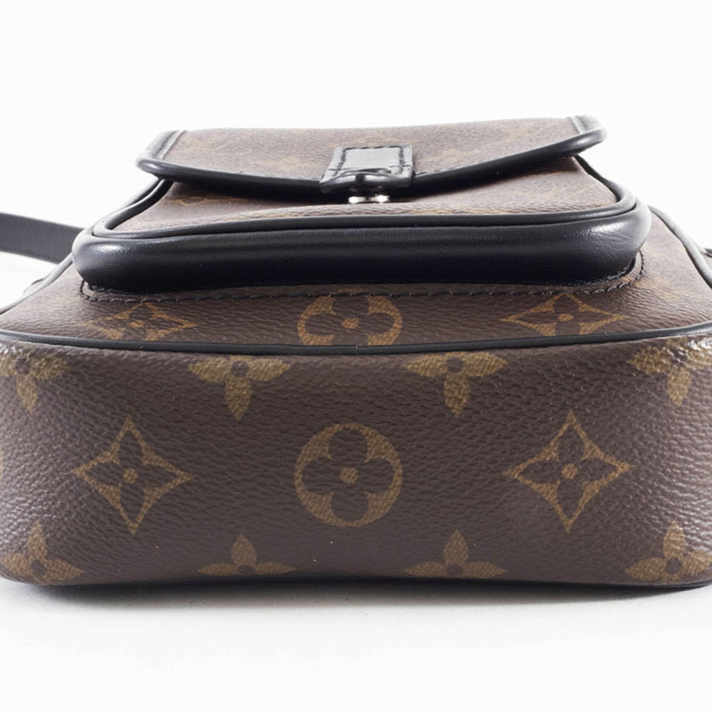 Louis Vuitton Monogram Macassar Dark Brown Shoulder Bag