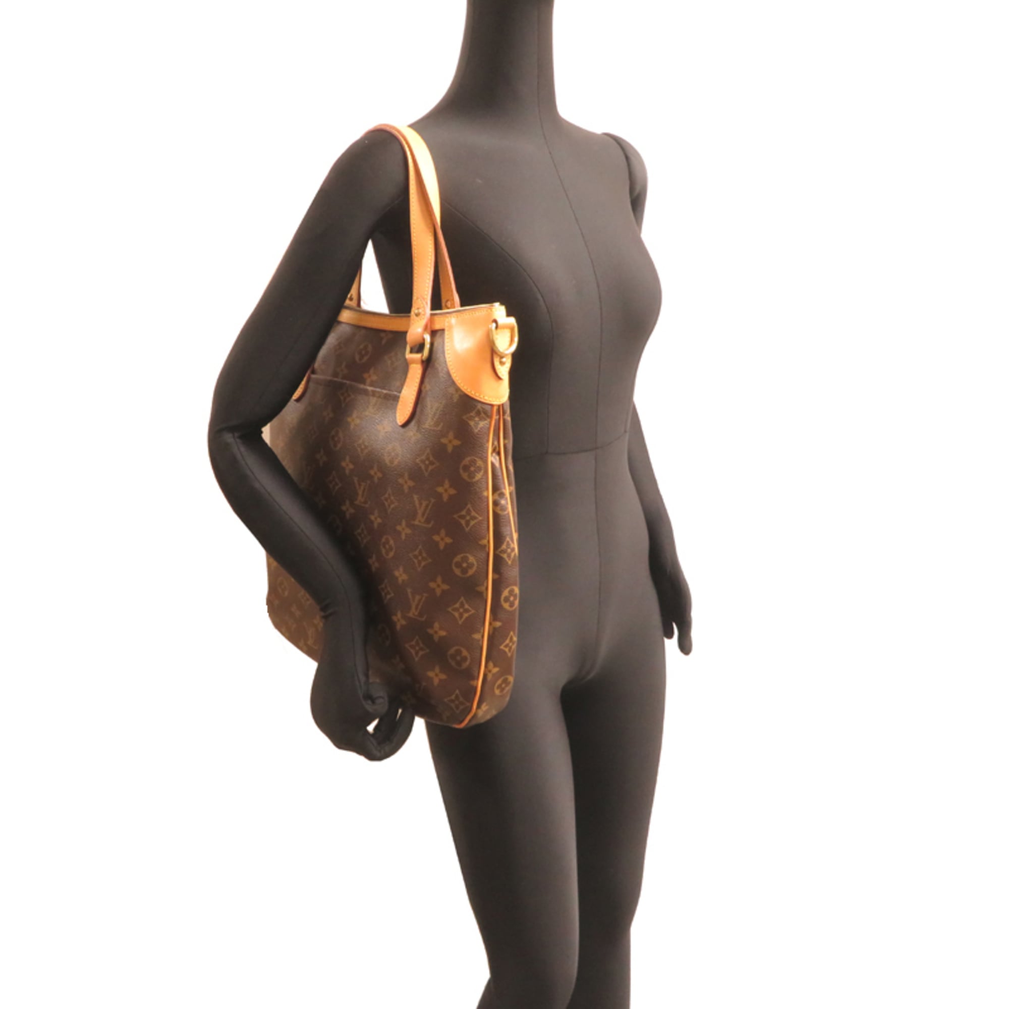 Louis Vuitton Brown Monogram Tote Bag
