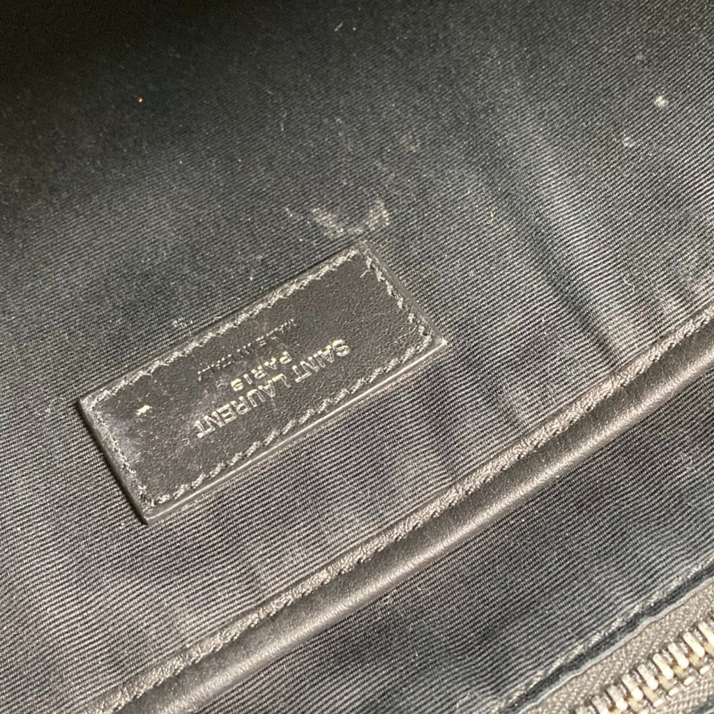 Saint Laurent Black Leather Backpack (Pre-Owned)