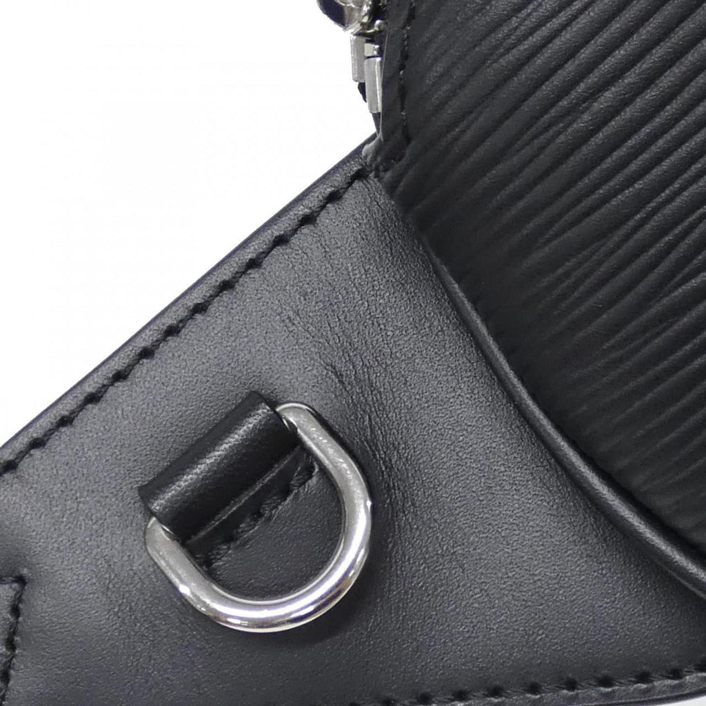 Louis Vuitton Black Leather Fanny Pack Shoulder Bag