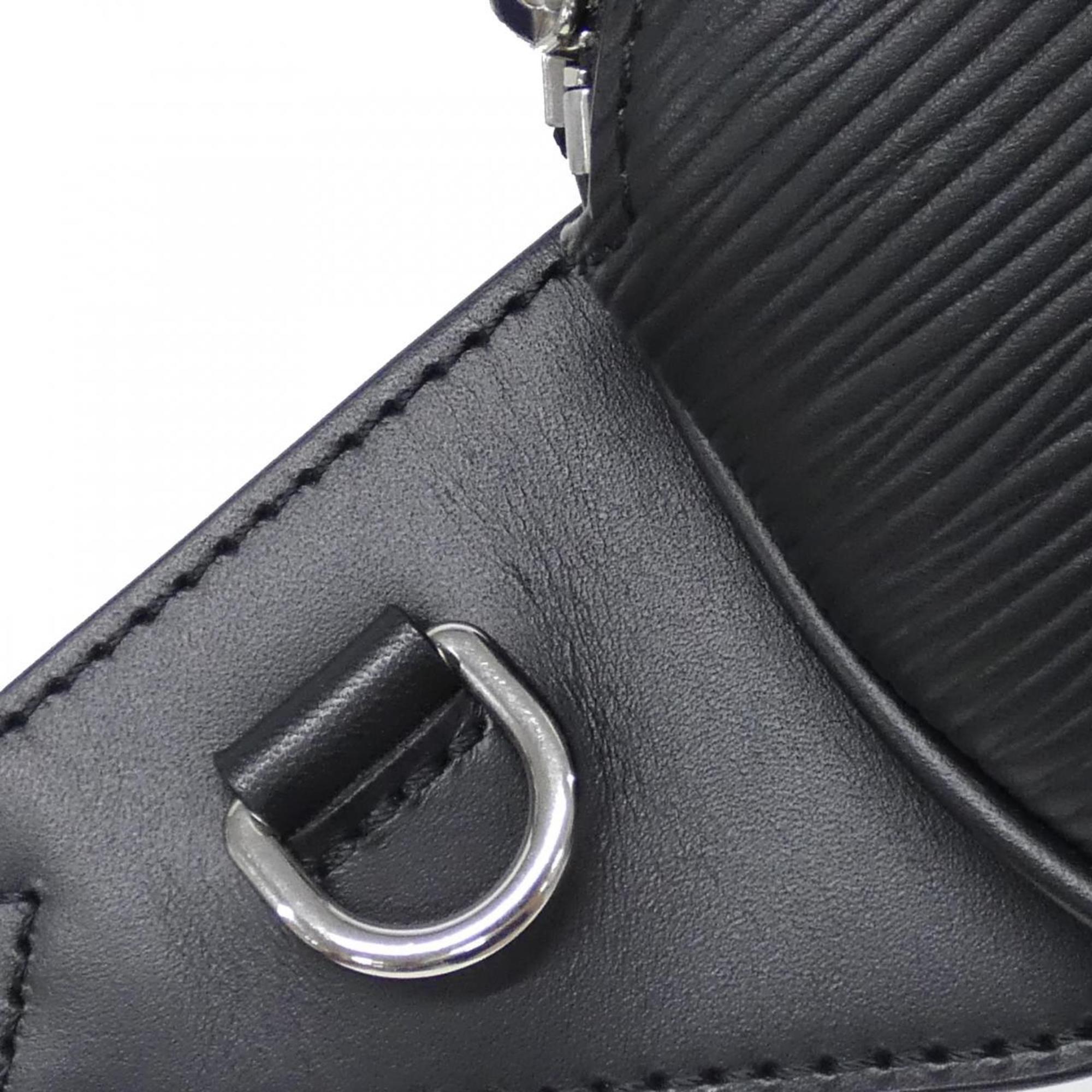 Louis Vuitton Black Leather Fanny Pack Shoulder Bag
