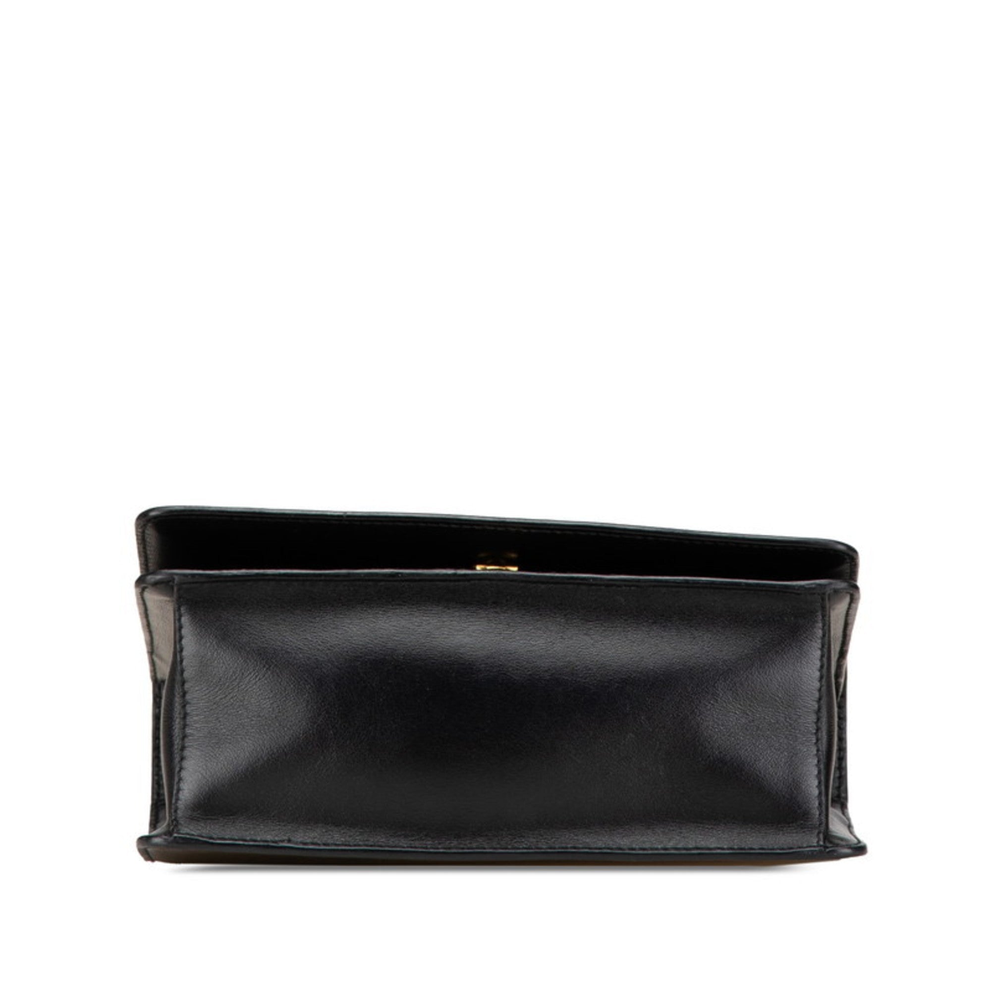 Prada Black Leather Shoulder Bag