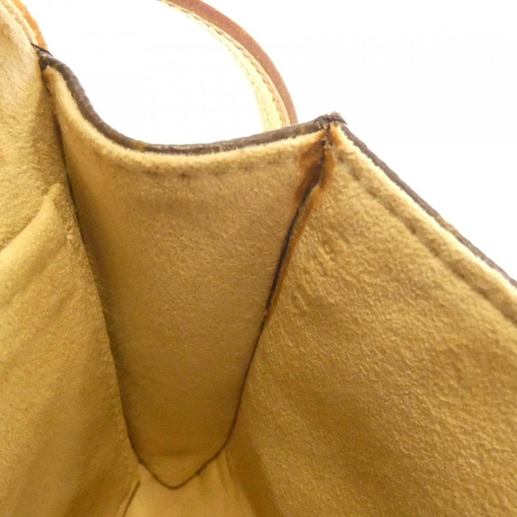 Louis Vuitton Marron Coated Canvas Pochette Shoulder Bag