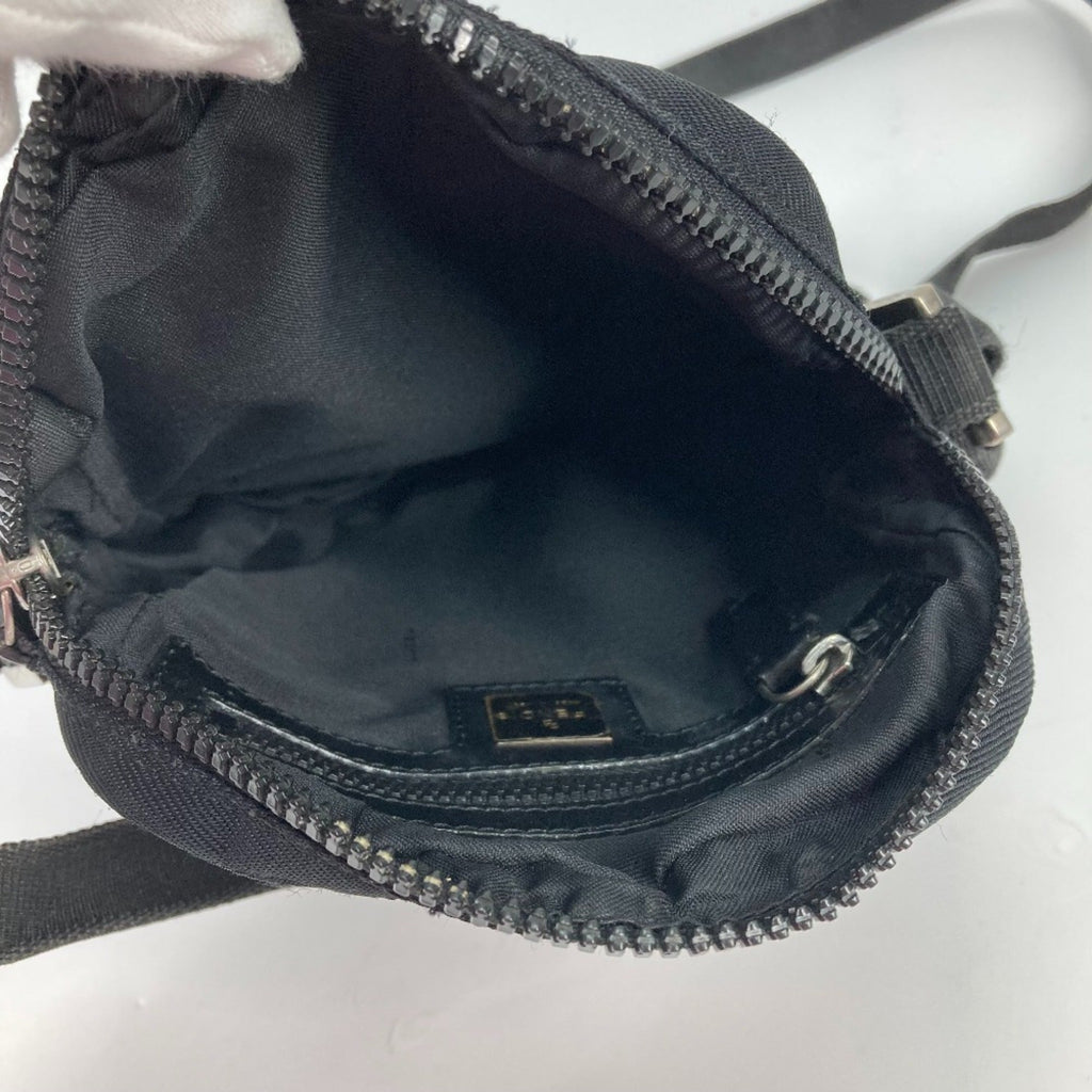 Fendi Black Cloth Shoulder Bag